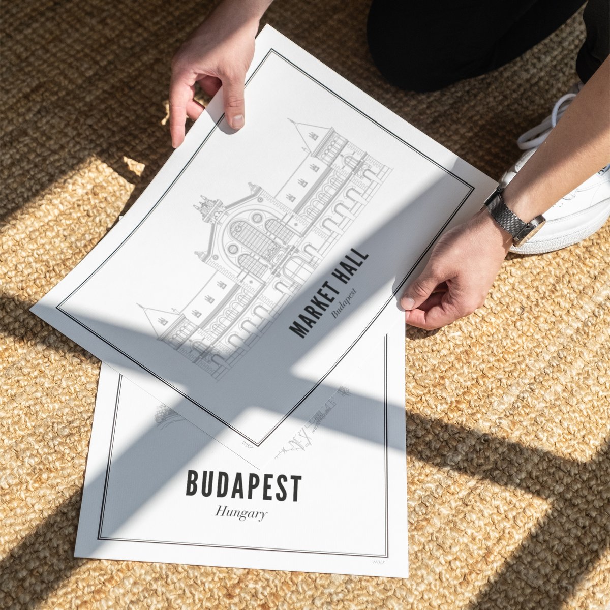 Poster von Budapest - Markthalle | WIJCK.